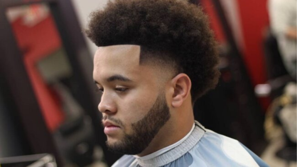 temp fade black men